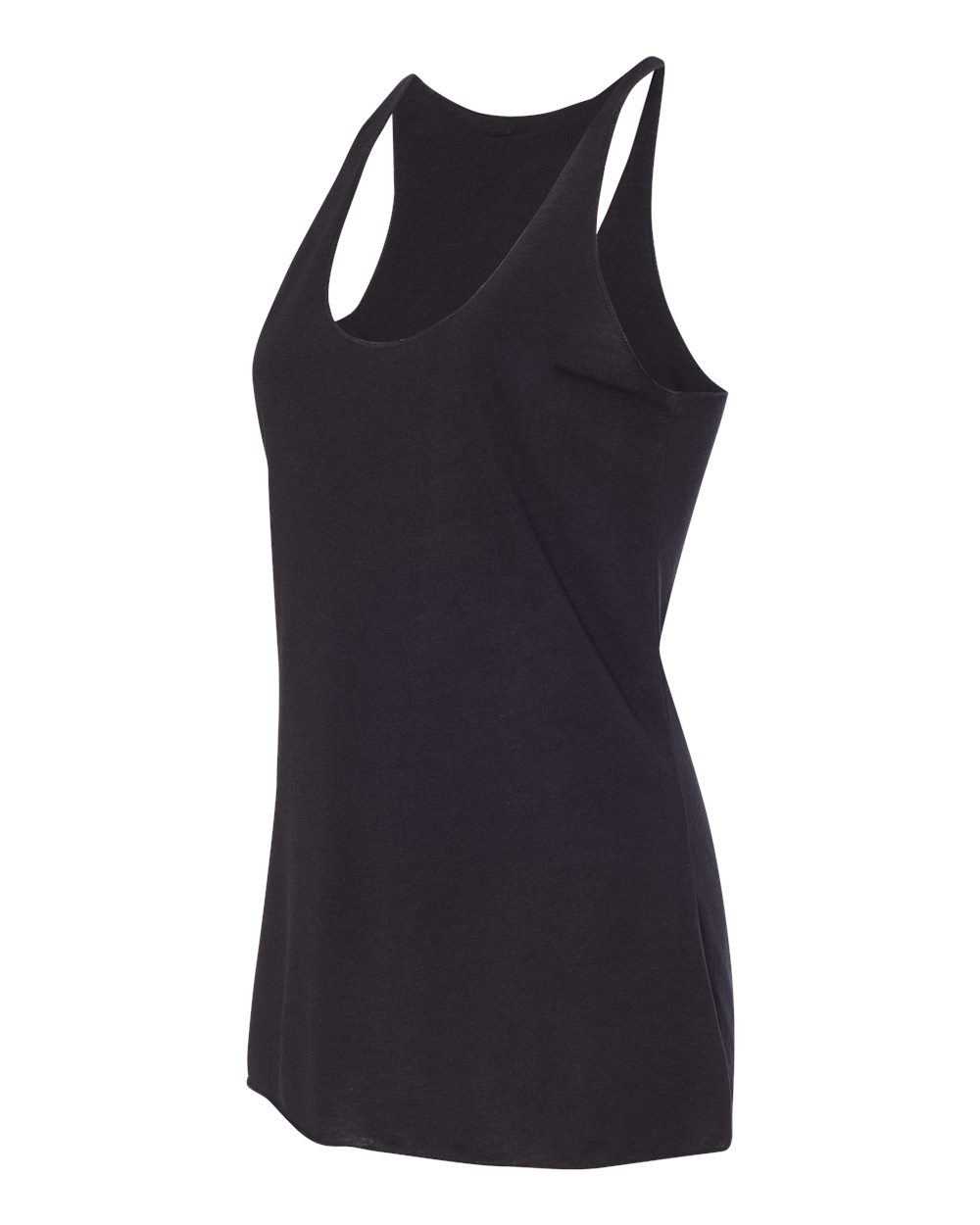 Solid Black Triblend Women's Triblend Racerback Tank - 8430