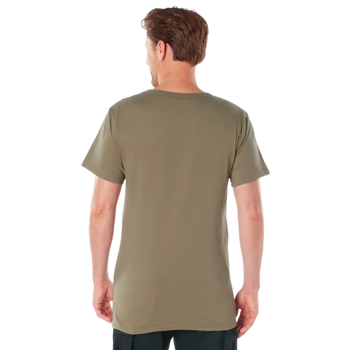 Solid Color 100% Cotton T-shirt