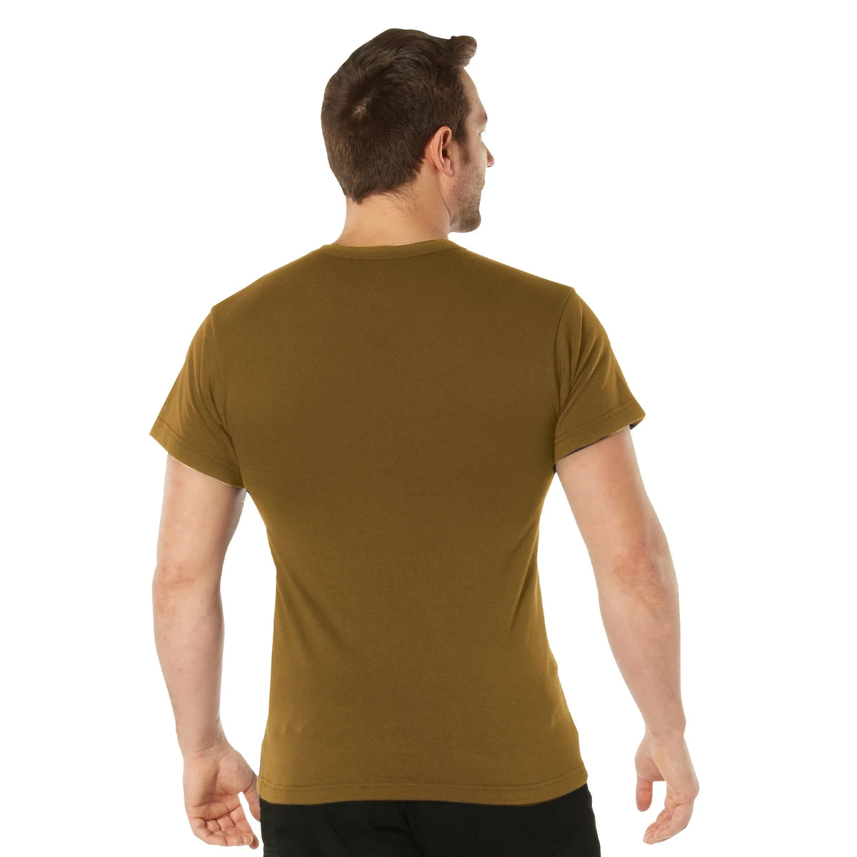Solid Color 100% Cotton T-shirt