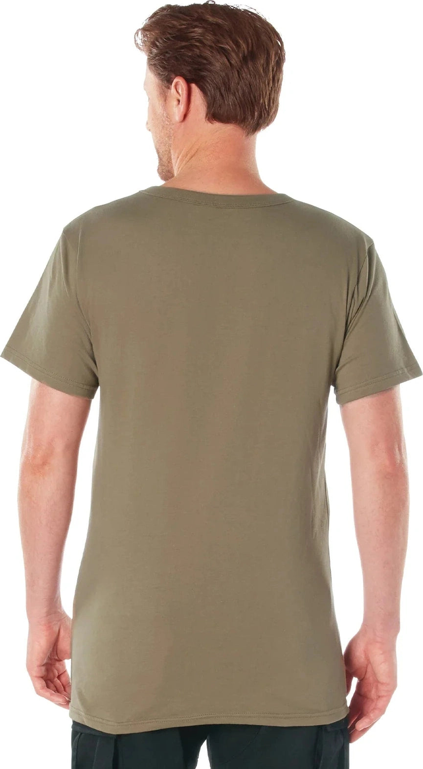Solid Color 100% Cotton T-shirt