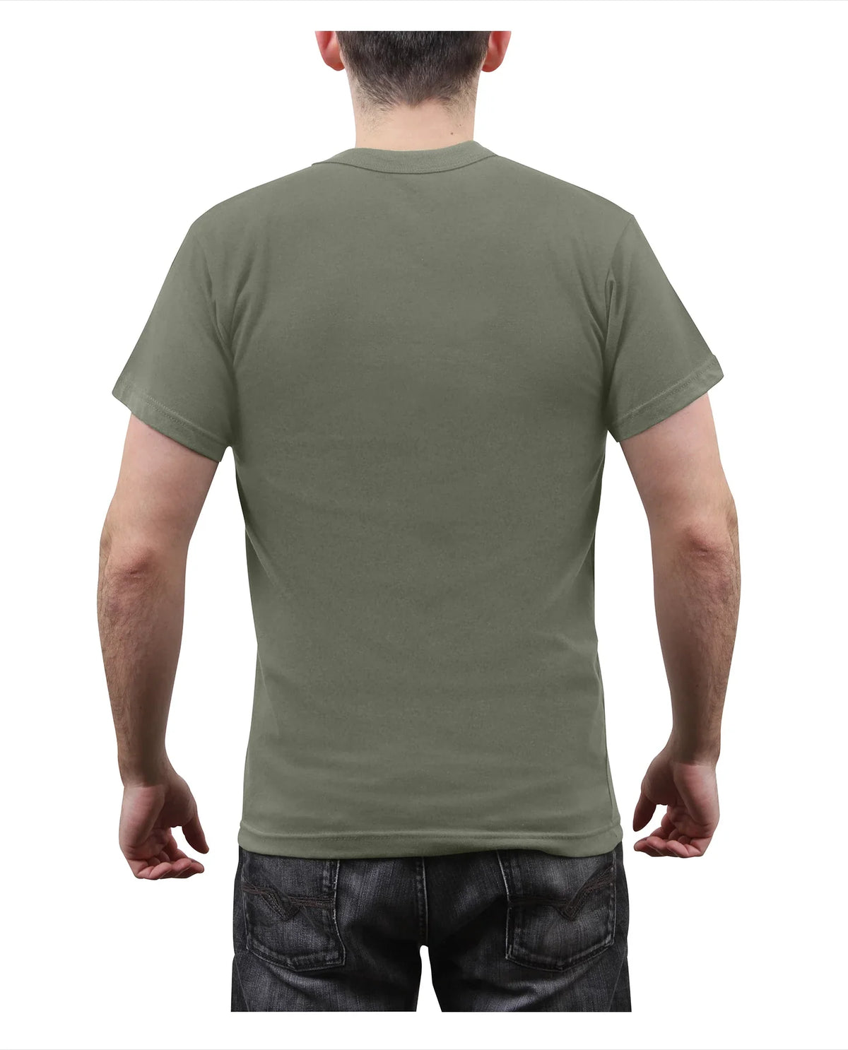 Solid Color 100% Cotton T-shirt