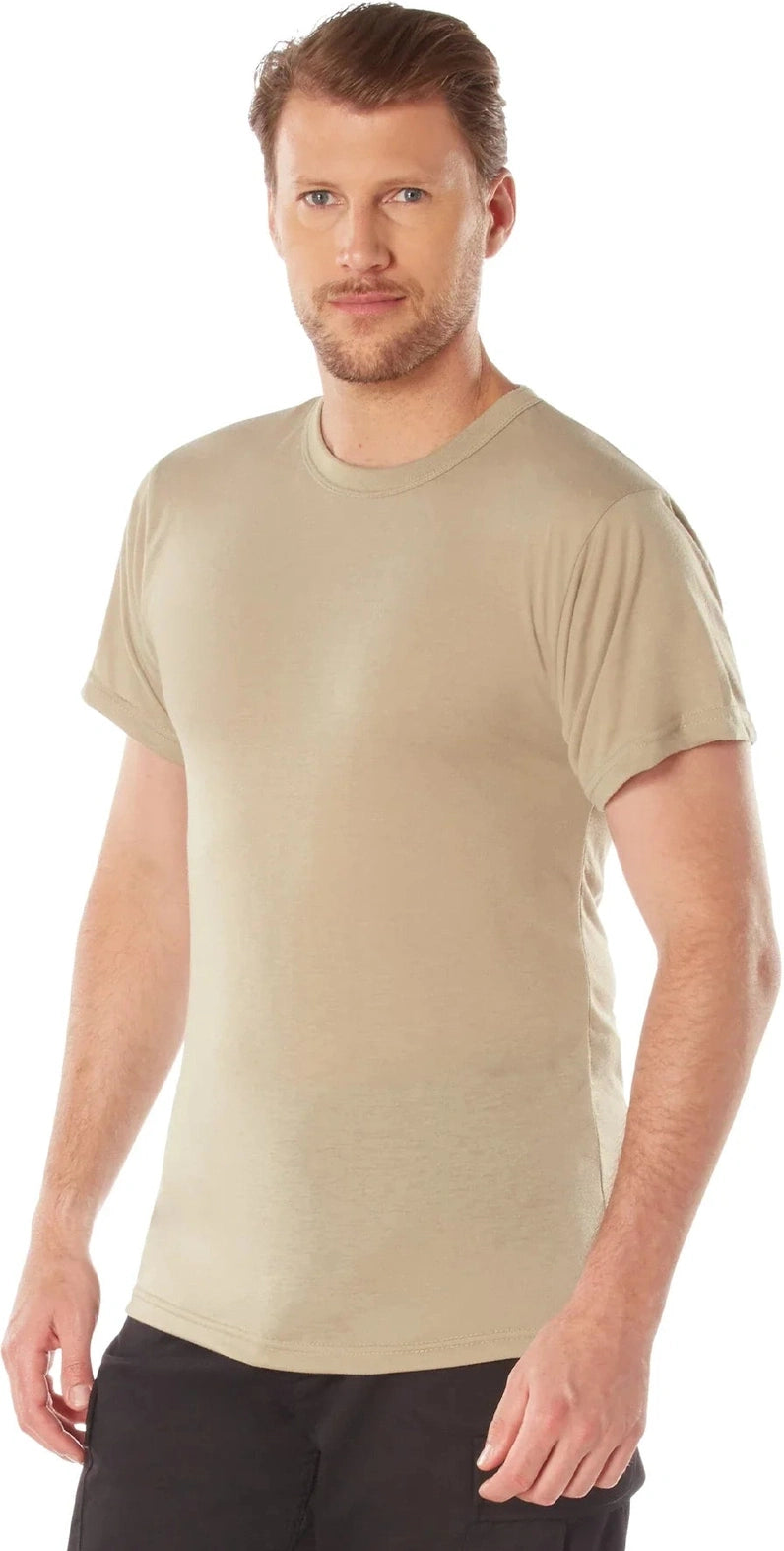 Solid Color 100% Cotton T-shirt