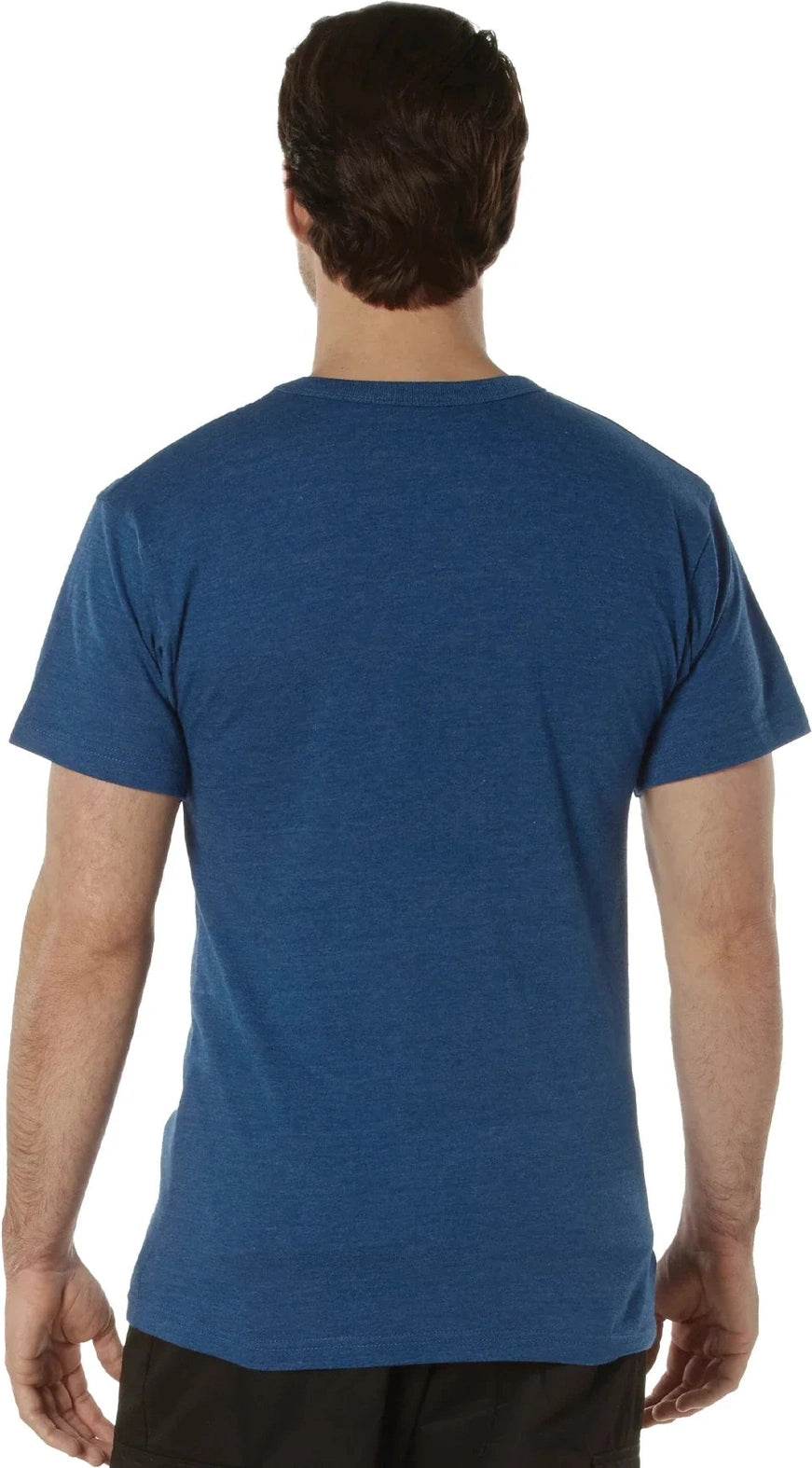 Solid Color T-shirt with Cotton / Polyester Blend