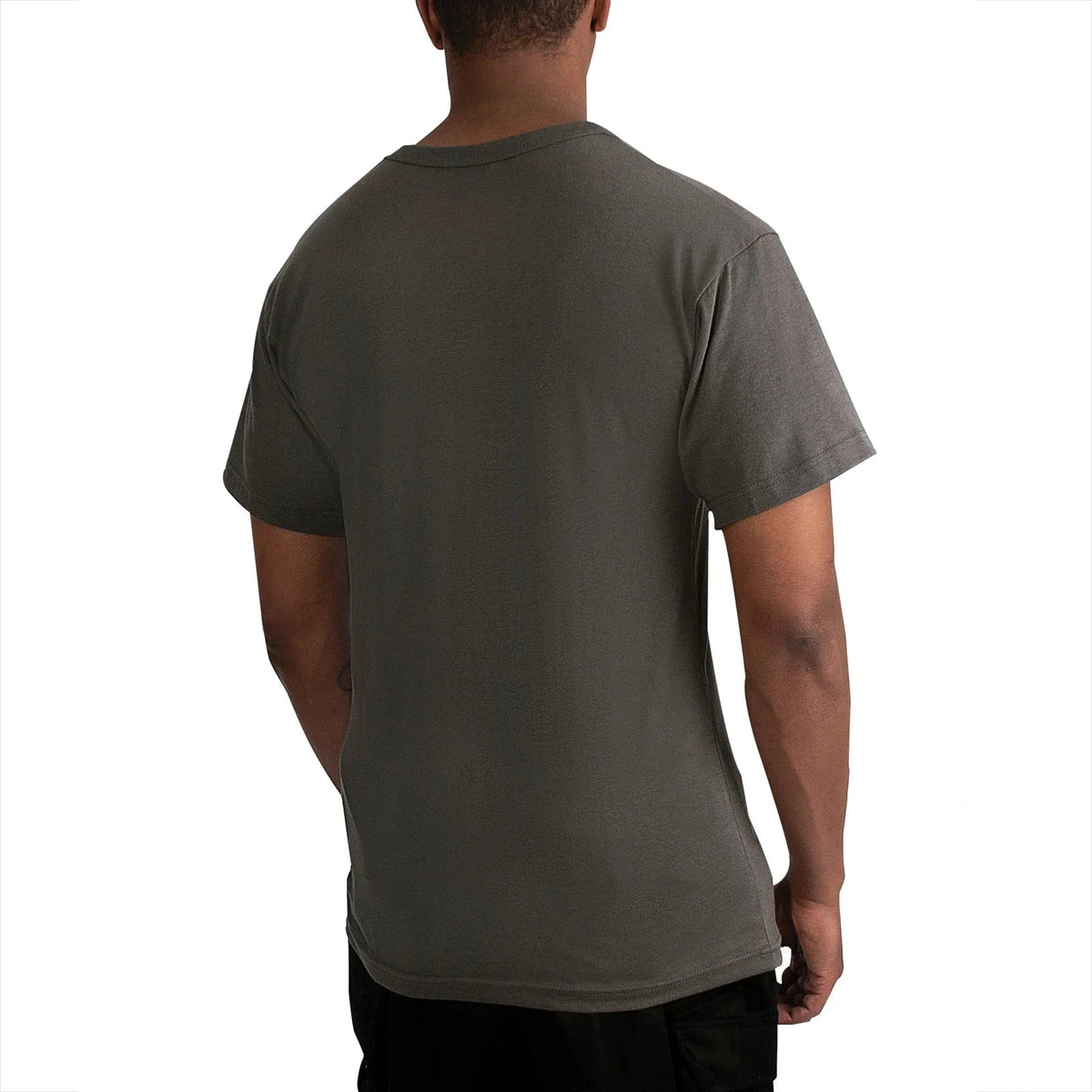 Solid Color T-shirt with Cotton / Polyester Blend