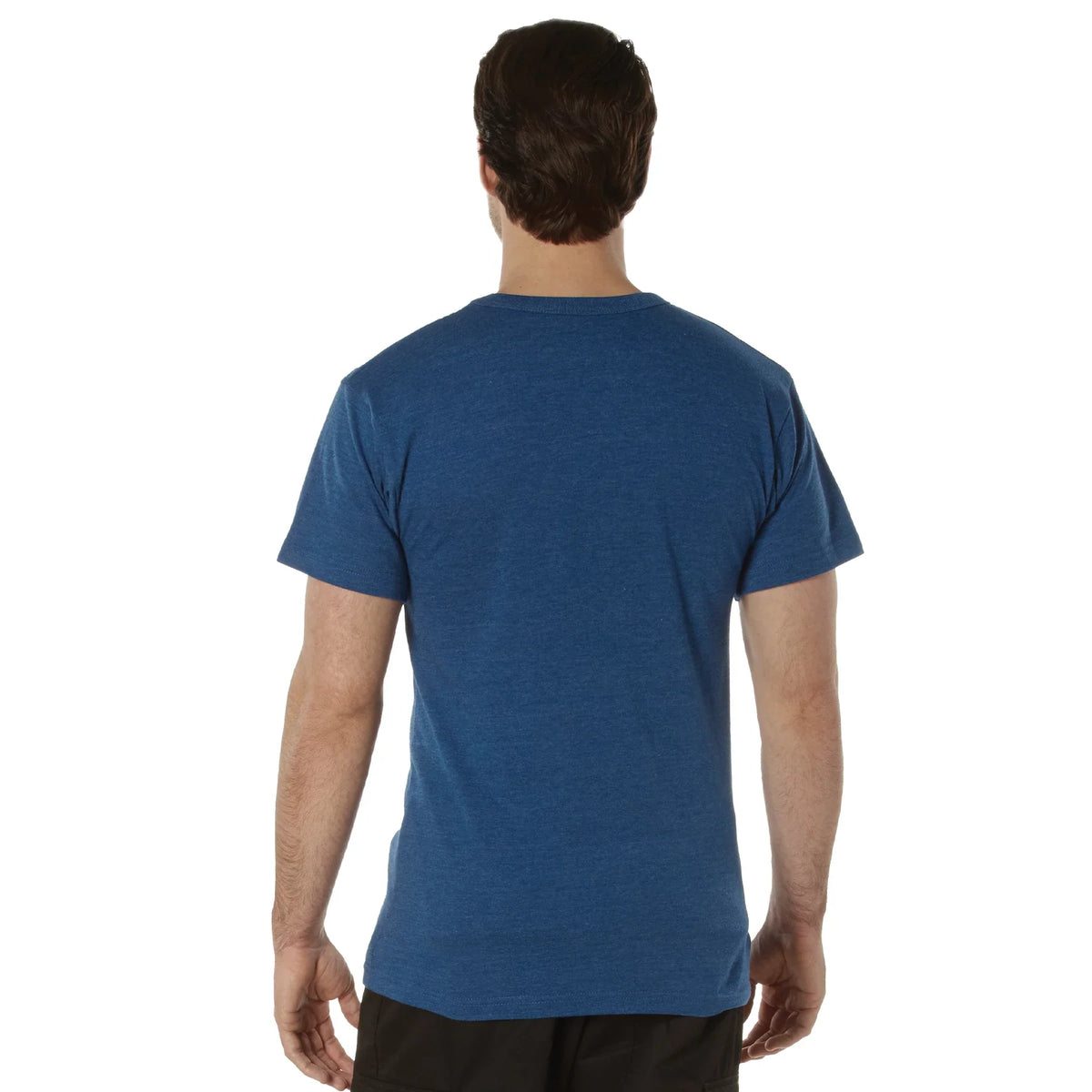 Solid Color T-shirt with Cotton / Polyester Blend