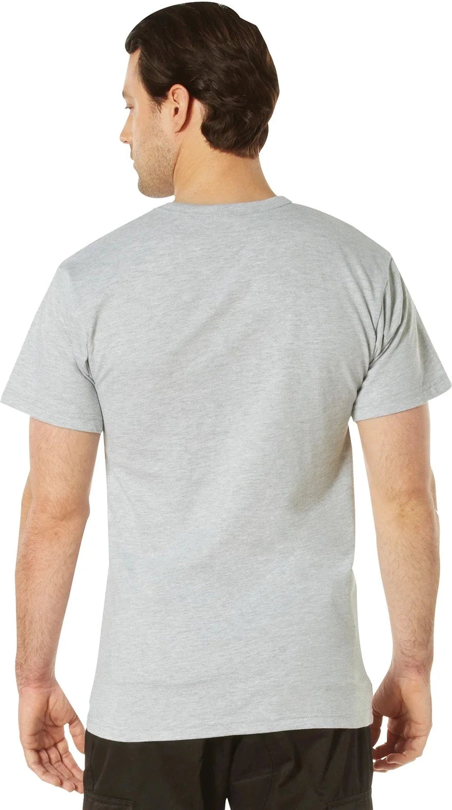 Solid Color T-shirt with Cotton / Polyester Blend