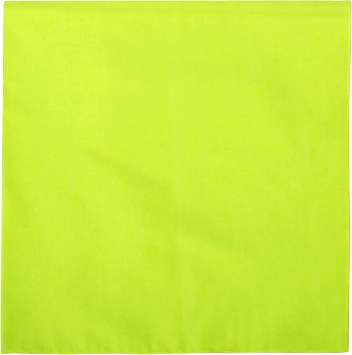 Solid Large Bandana - Safety Green