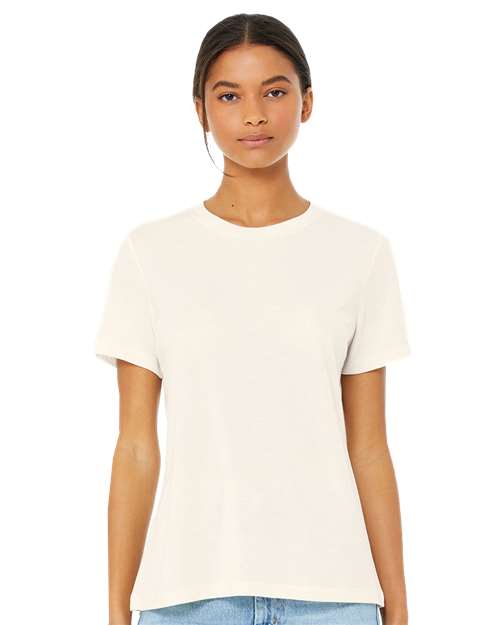 Solid Natural Triblend Women’s Relaxed Fit Triblend Tee - 6413