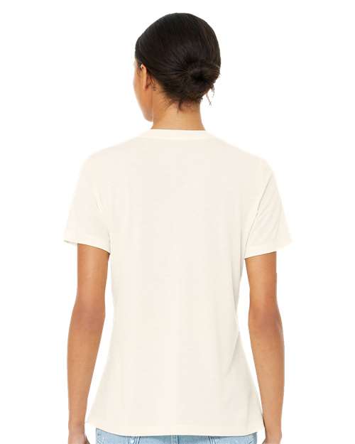 Solid Natural Triblend Women’s Relaxed Fit Triblend Tee - 6413