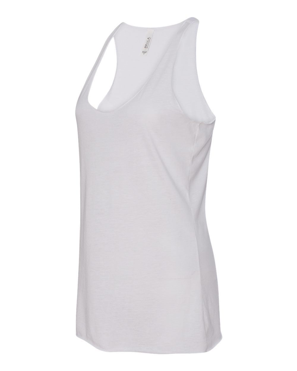 Solid White Triblend Women's Triblend Racerback Tank - 8430