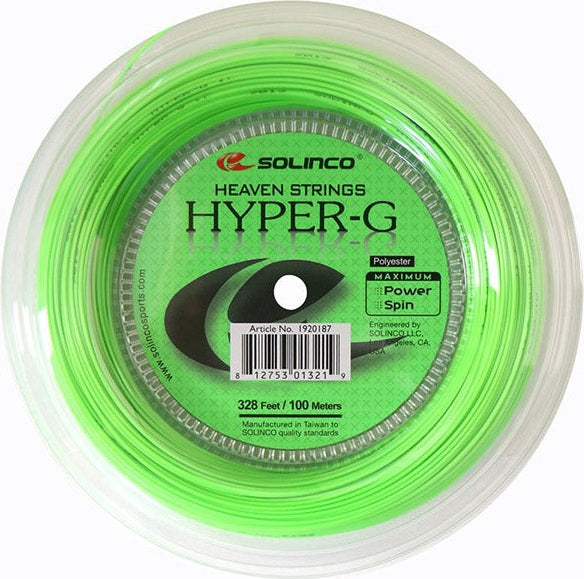 Solinco Hyper-g Mini Reel 328’ (lime) - 1.20