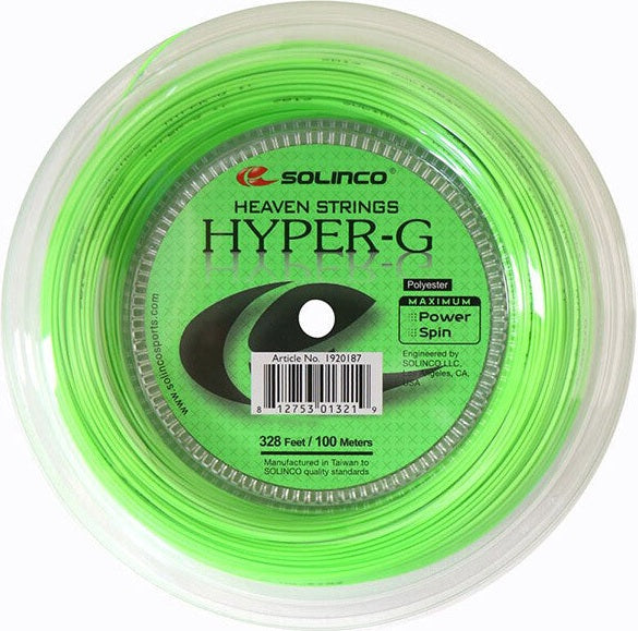 Solinco Hyper-g Mini Reel 328’ - Lime