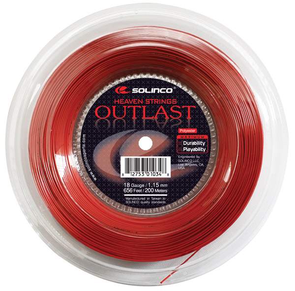 Solinco Outlast Reel 656’ (red)