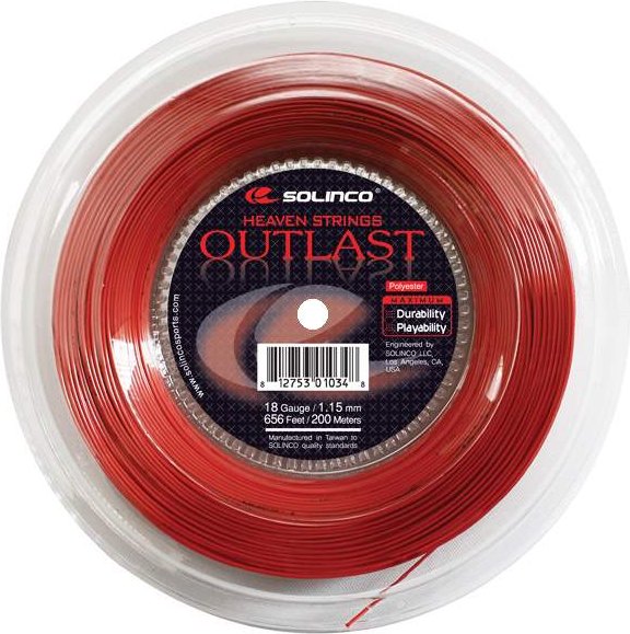 Solinco Outlast Reel 656’ (red)