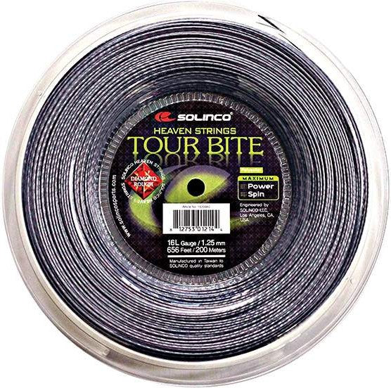 Solinco Tour Bite Diamond Rough Reel 656’ (silver) - 1.20