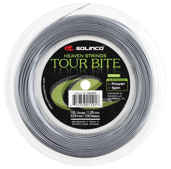 Solinco Tour Bite Mini Reel 328’ (silver)