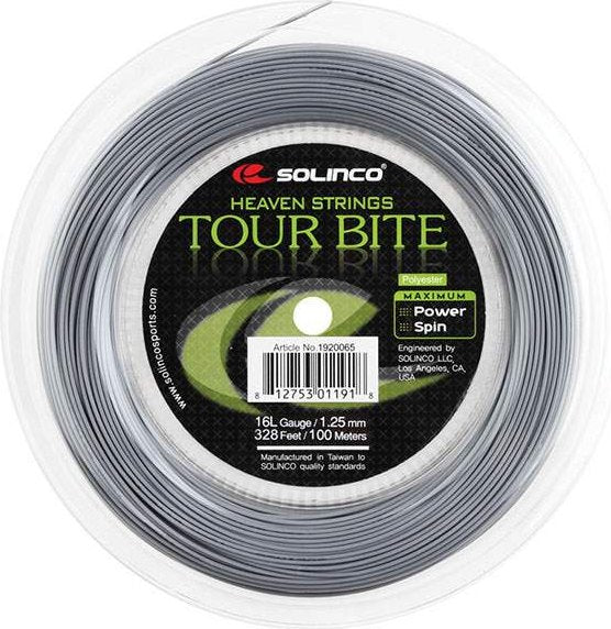 Solinco Tour Bite Mini Reel 328’ (silver)