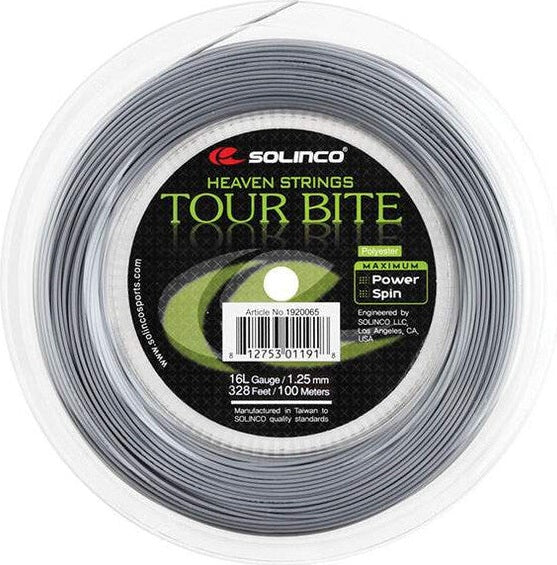 Solinco Tour Bite Mini Reel 328’ - Silver