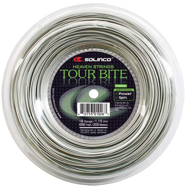 Solinco Tour Bite Reel 656’ (silver) - 1.15