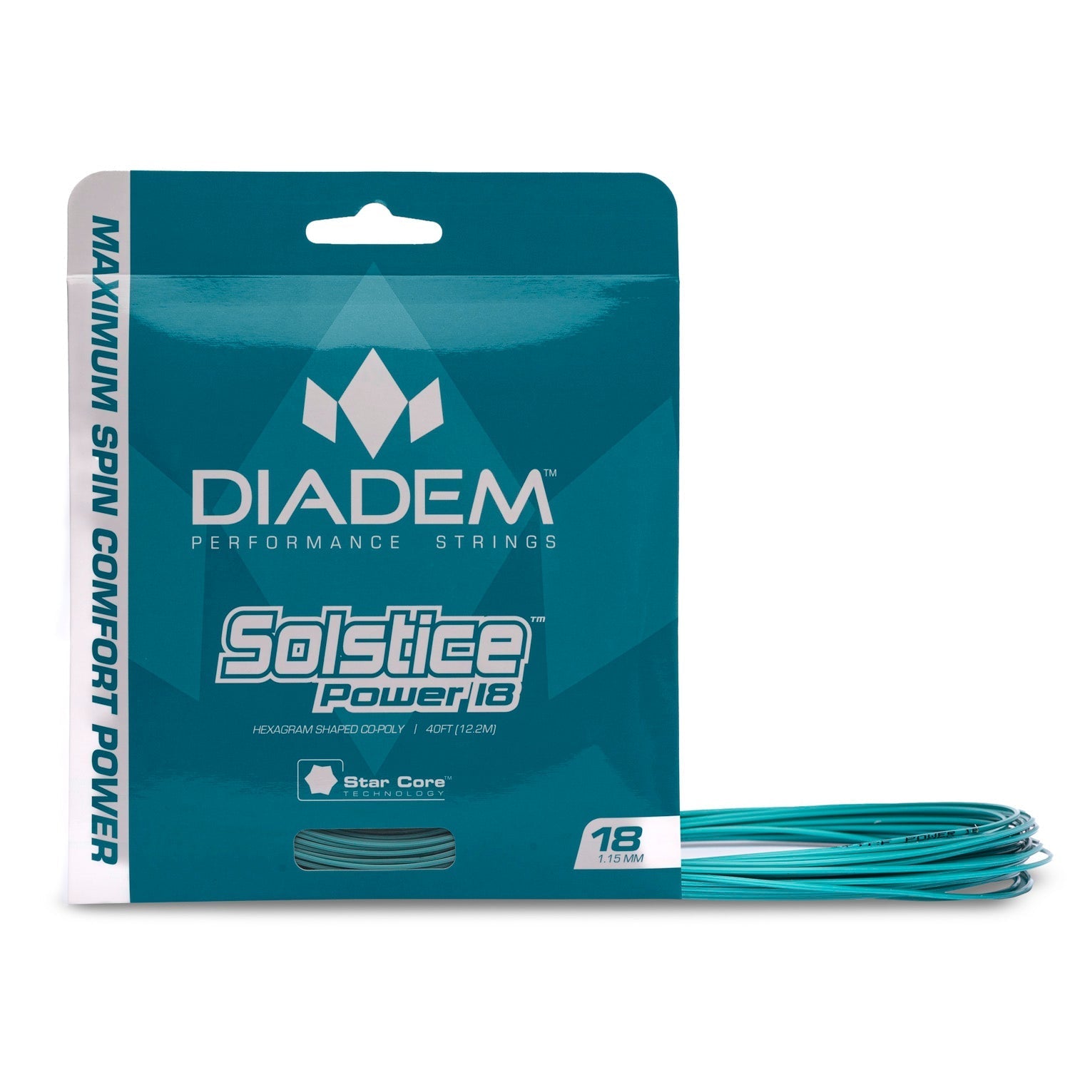 Solstice Power Tennis Racket Strings - 15l (1.35mm)