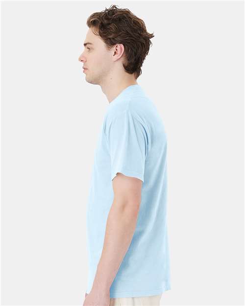 Soothing Blue Garment-Dyed Pocket T-Shirt - GDH150