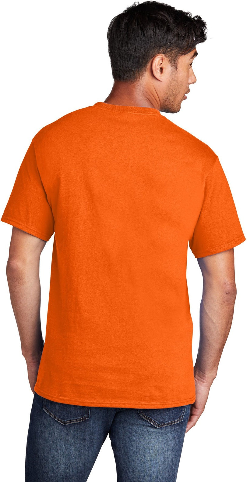 SOrange Port & Co Core Cotton Tee. PC54