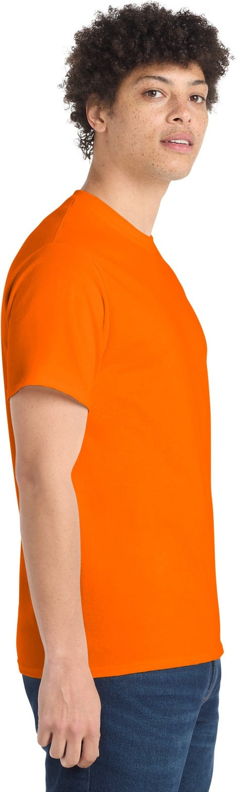 SOrange Port & Co Core Cotton Tee. PC54