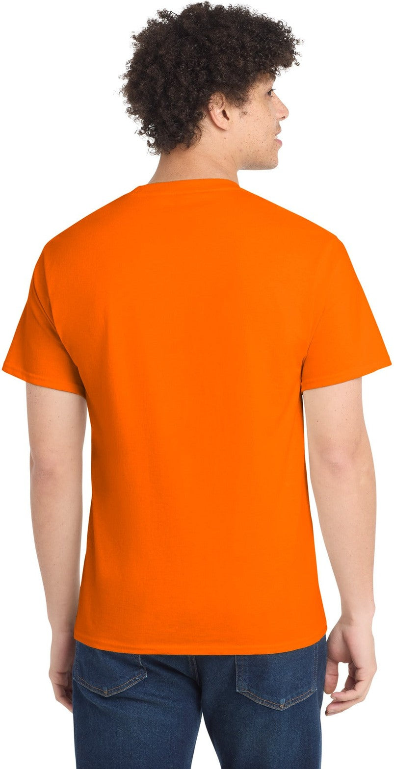 SOrange Port & Co Core Cotton Tee. PC54