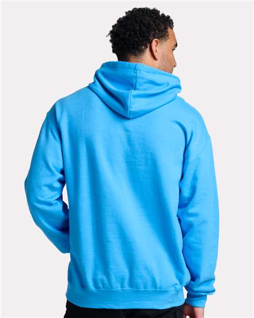 Soul Blue Heather Ultimate CVC Hooded Sweatshirt - IC49MR