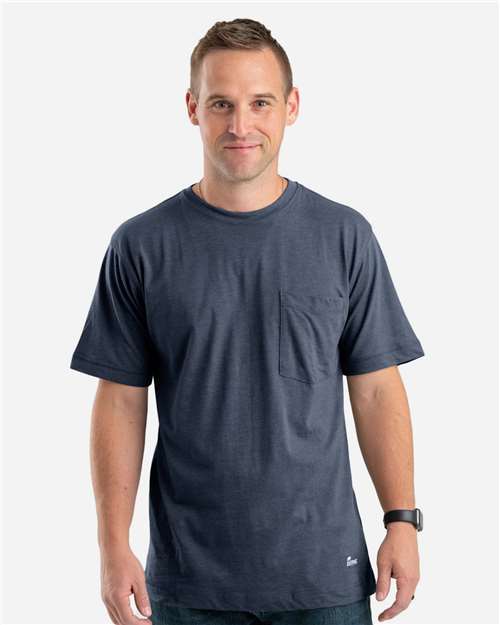 Space Blue Tall Lightweight Performance T-Shirt - BSM38T