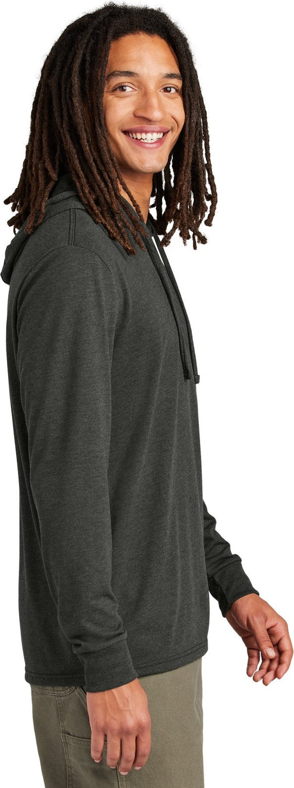 SpaceBlack Allmade Unisex Tri-Blend Hoodie Tee AL6003