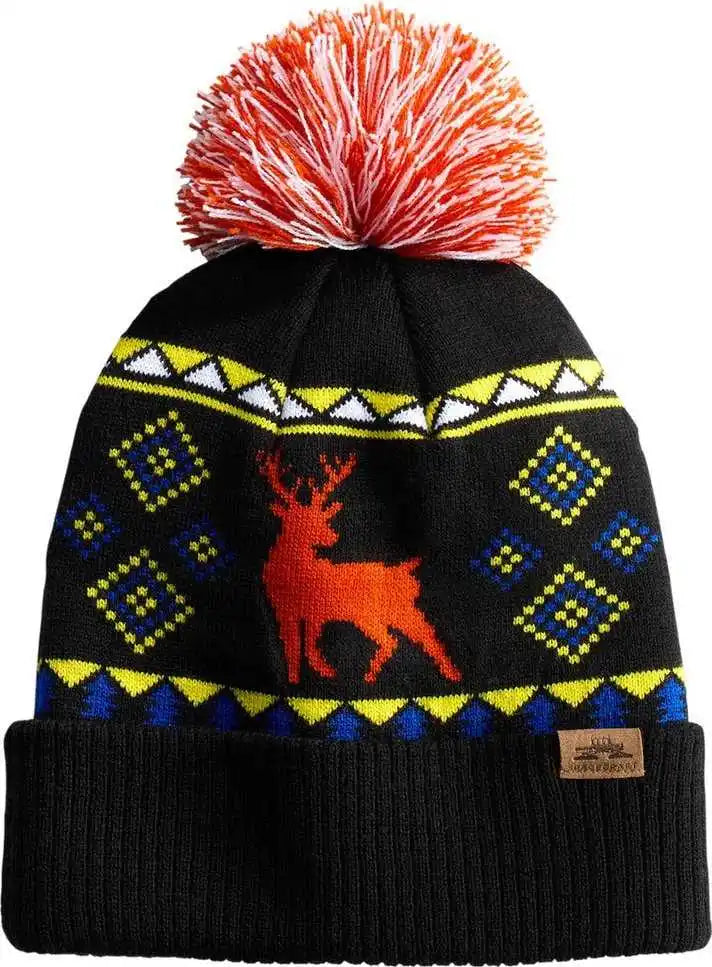 Spacecraft Spc12 Limited Edition Wild Pom Beanie - Deerblack - Osfa