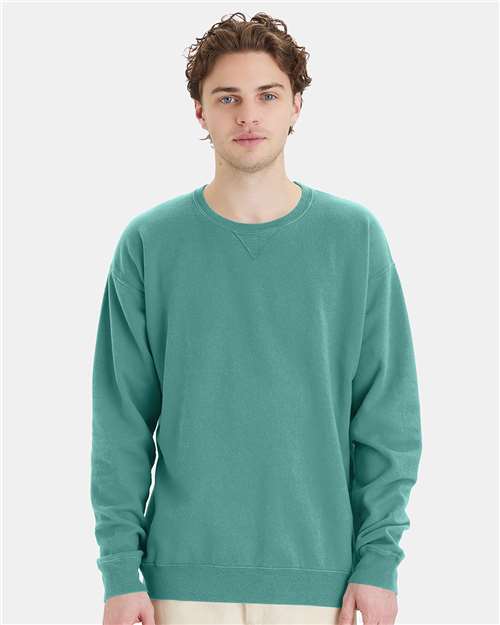 Spanish Moss Garment-Dyed Crewneck Sweatshirt - GDH400