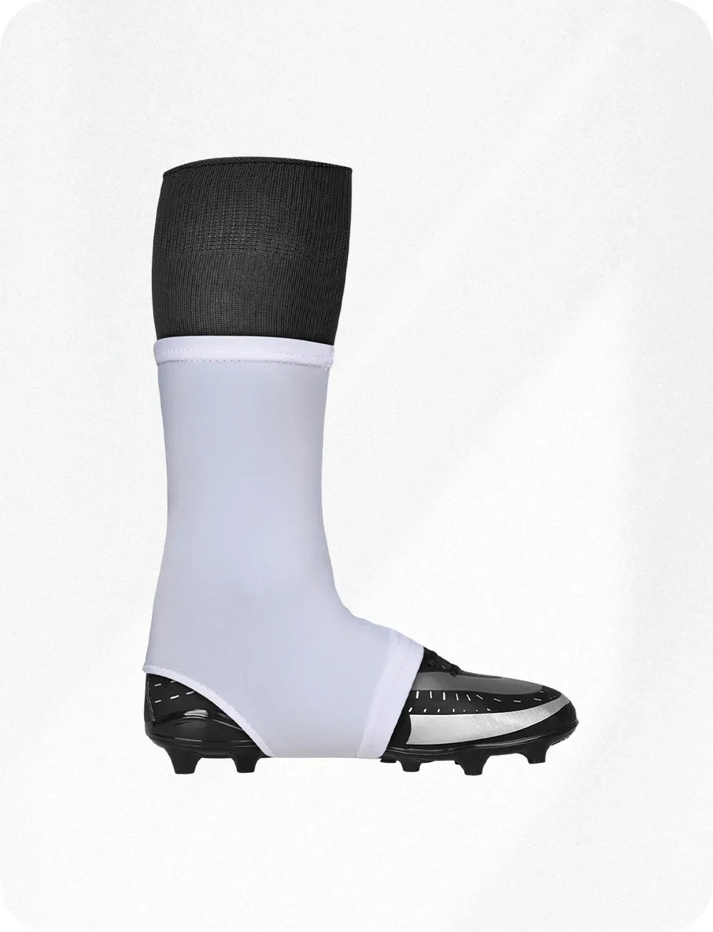 Spats Cleat Men & Boys Football Covers (white)