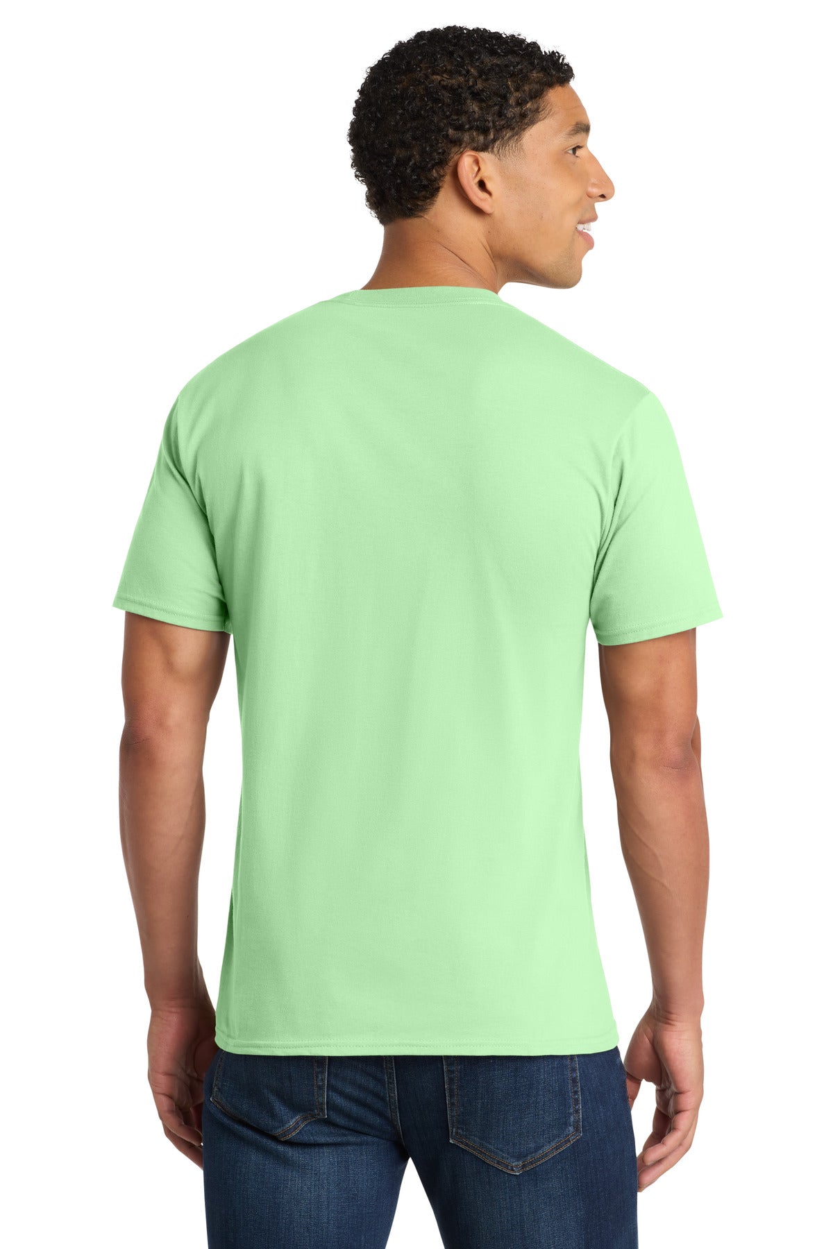 Spearmint Port & Co Fan Favorite Tee. PC450