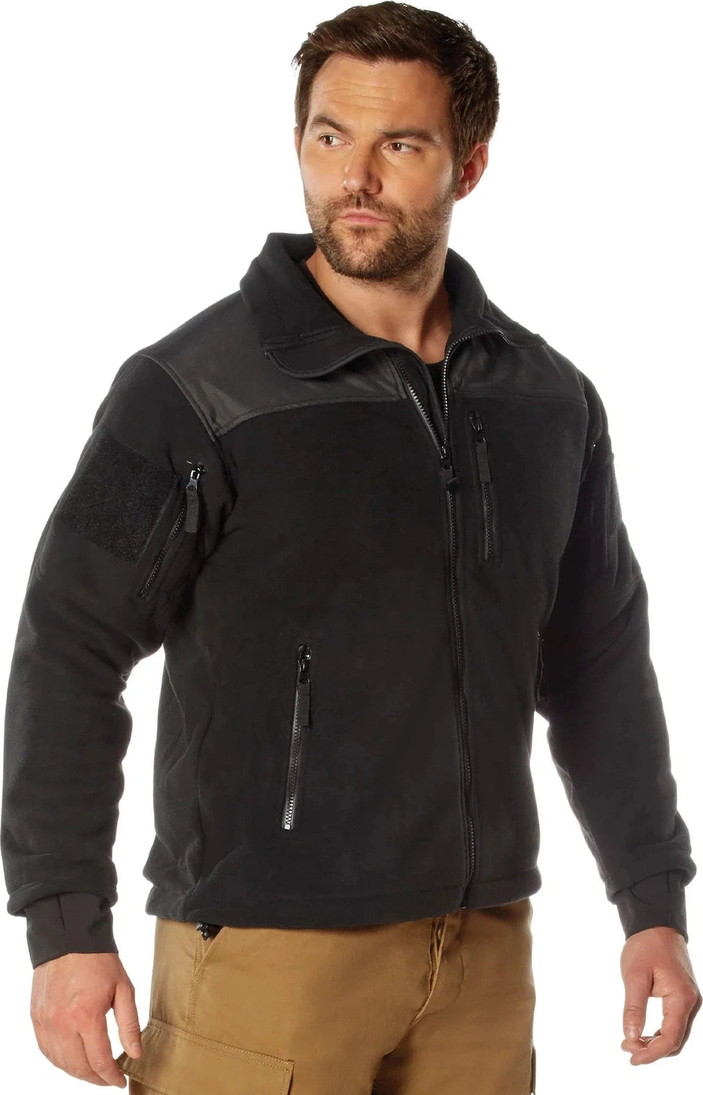 Spec Ops Tactical Fleece Jacket - Black / l