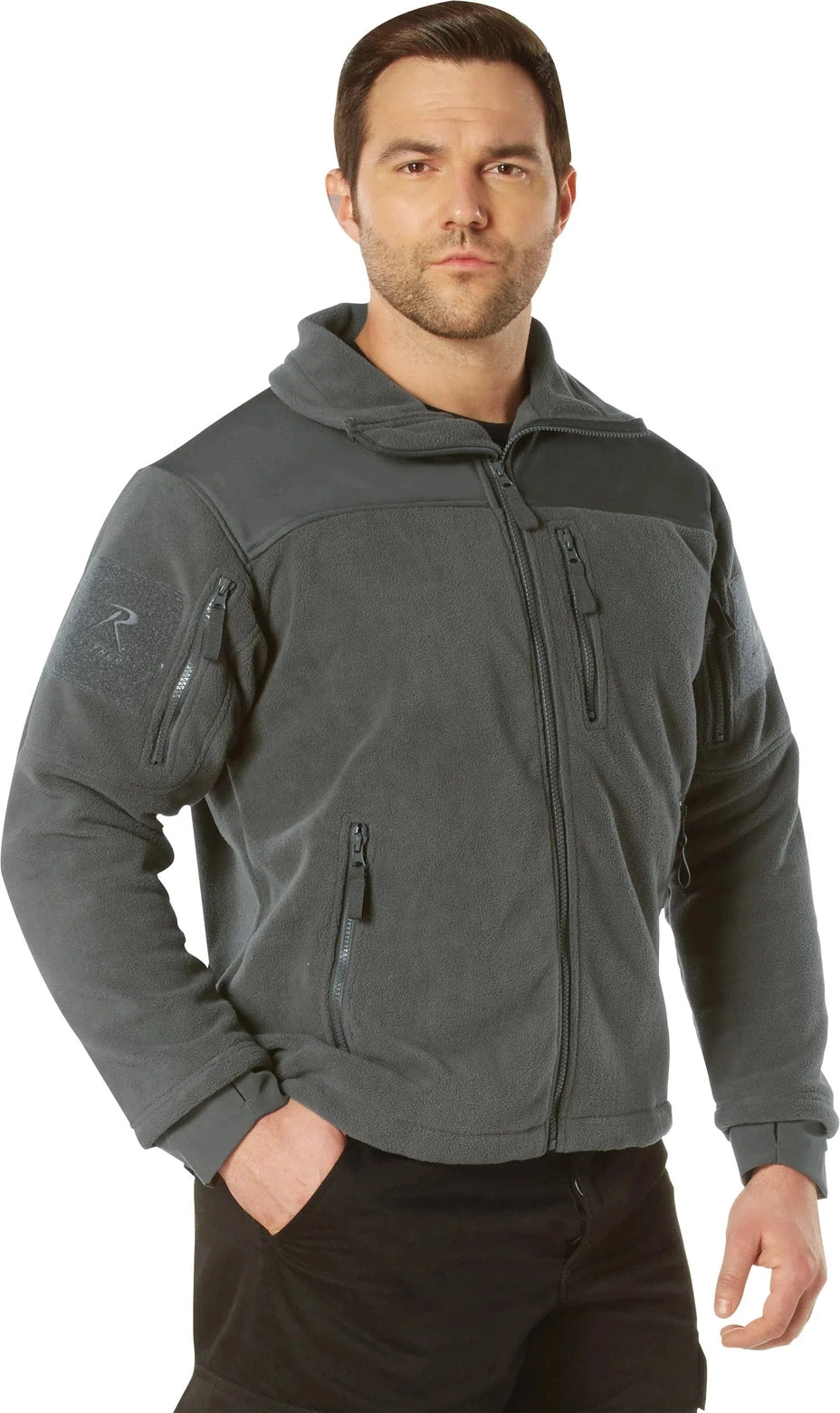Spec Ops Tactical Fleece Jacket - Charcoal Grey / s