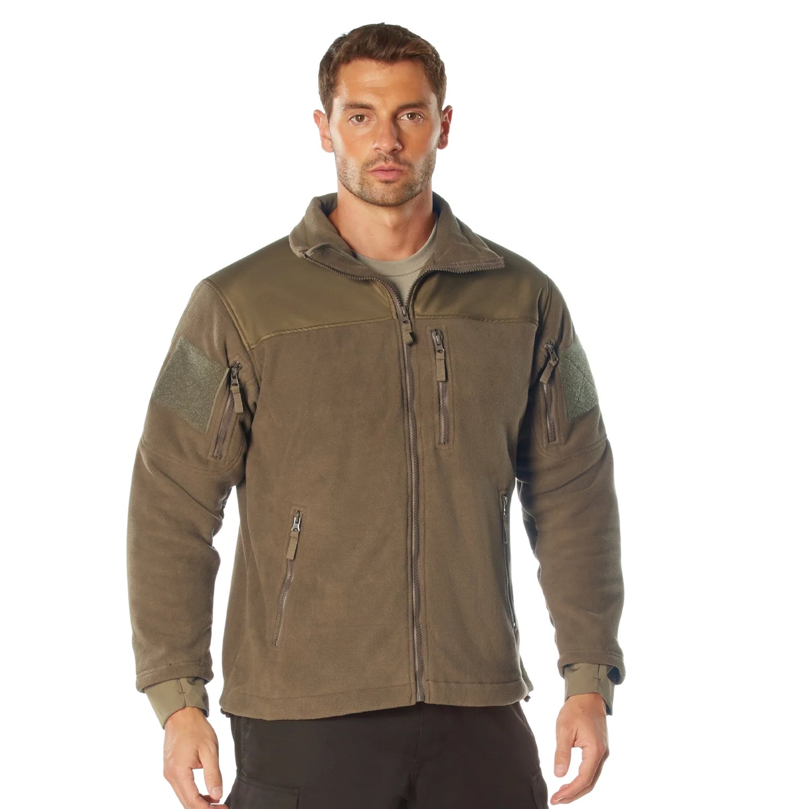 Spec Ops Tactical Fleece Jacket - Coyote Brown / Xl