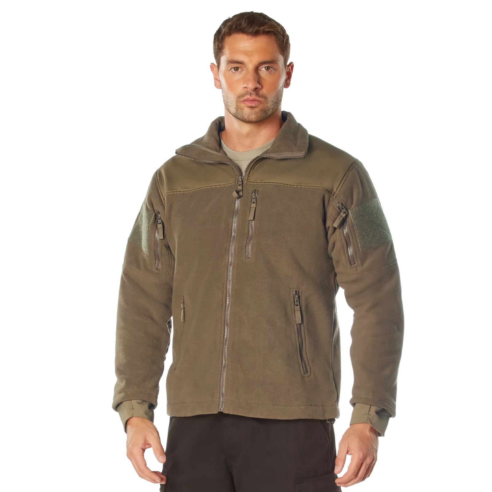 Spec Ops Tactical Fleece Jacket - Coyote Brown / Xl