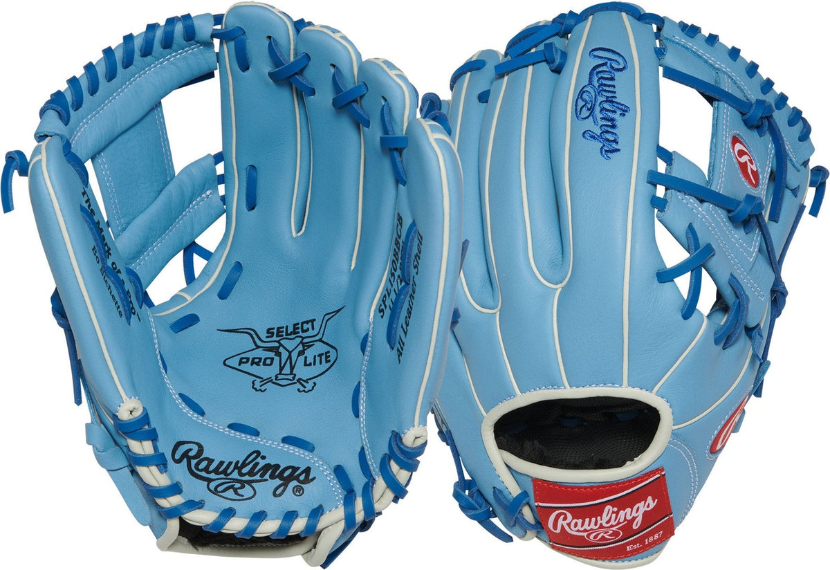 Rawlings Select Pro Lite Series Bo Bichette Youth 11.50&quot; Infield Glove SPL150BBCB - Blue Carolina
