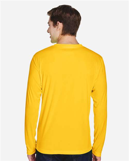 Sport Athletic Gold Men&#39;s Zone Performance Long Sleeve T-Shirt - TT11L