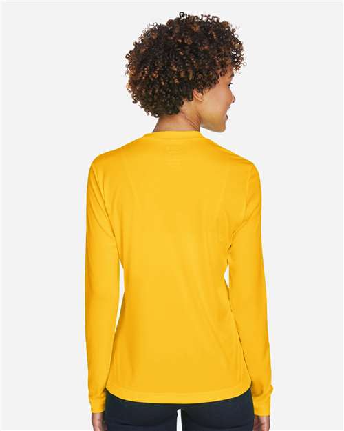 Sport Athletic Gold Women&#39;s Zone Performance Long Sleeve T-Shirt - TT11WL