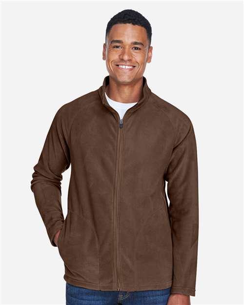 Sport Dark Brown Men&#39;s Campus Microfleece Jacket - TT90
