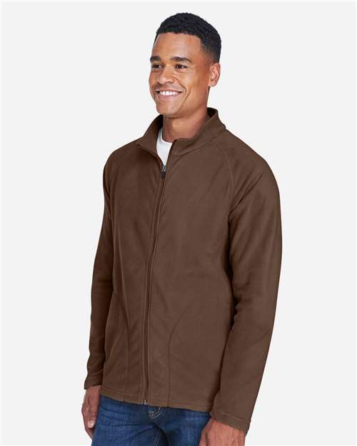 Sport Dark Brown Men&#39;s Campus Microfleece Jacket - TT90