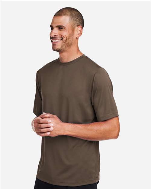Sport Dark Brown Men's Zone Performance Mesh T-Shirt - TT15