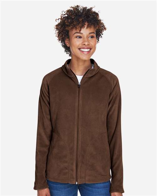 Sport Dark Brown Women&#39;s Campus Microfleece Jacket - TT90W