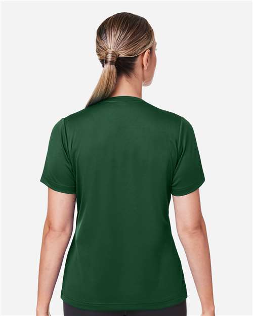 Sport Dark Green Women&#39;s Zone Performance Mesh T-Shirt - TT15W