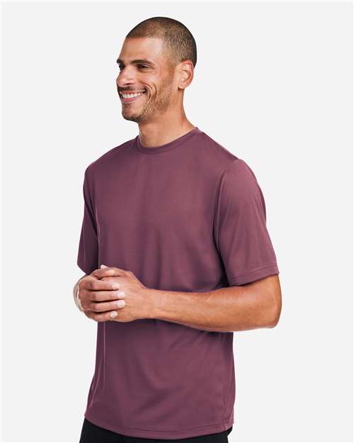 Sport Dark Maroon Men&#39;s Zone Performance Mesh T-Shirt - TT15