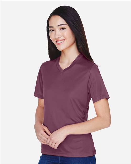 Sport Dark Maroon Women's Zone Performance T-Shirt - TT11W