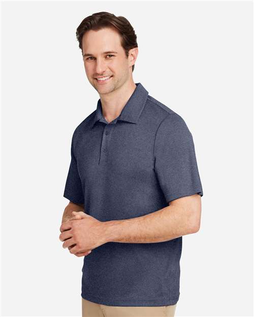 Sport Dark Navy Heather Men&#39;s Zone Sonic Heather Performance Polo - TT51H